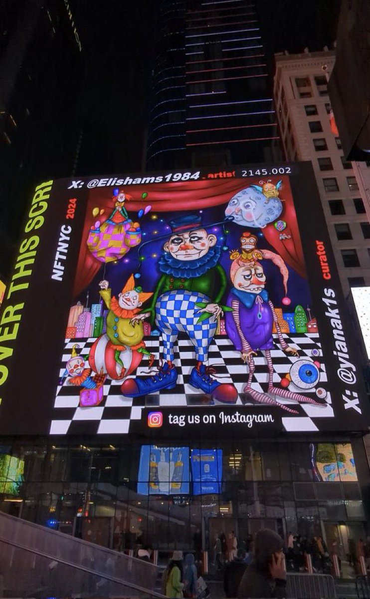 Single shots of the artists I hosted on the TSX billboard at Time Square Manhattan, NY last night! Was super cool awesome!