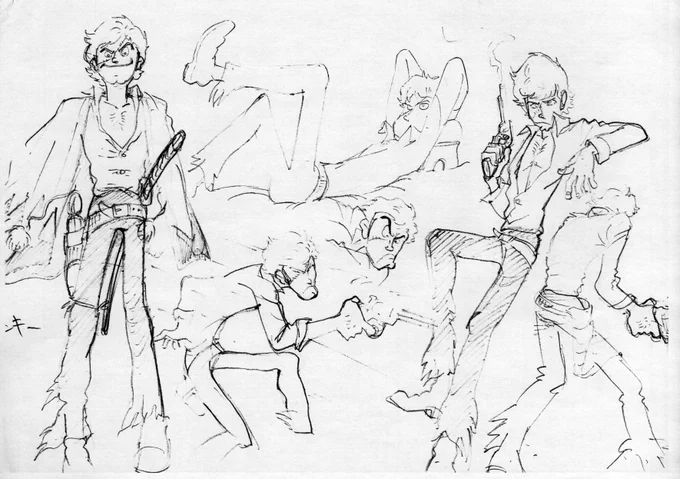 教えていただきました_(._.)_
モンキー・パンチ漫画活動大写真の「幕末ヤンキー」とのことです。薄くかすれてますが、オーディション提出用素材のコピー。
#大橋学のお蔵入り 