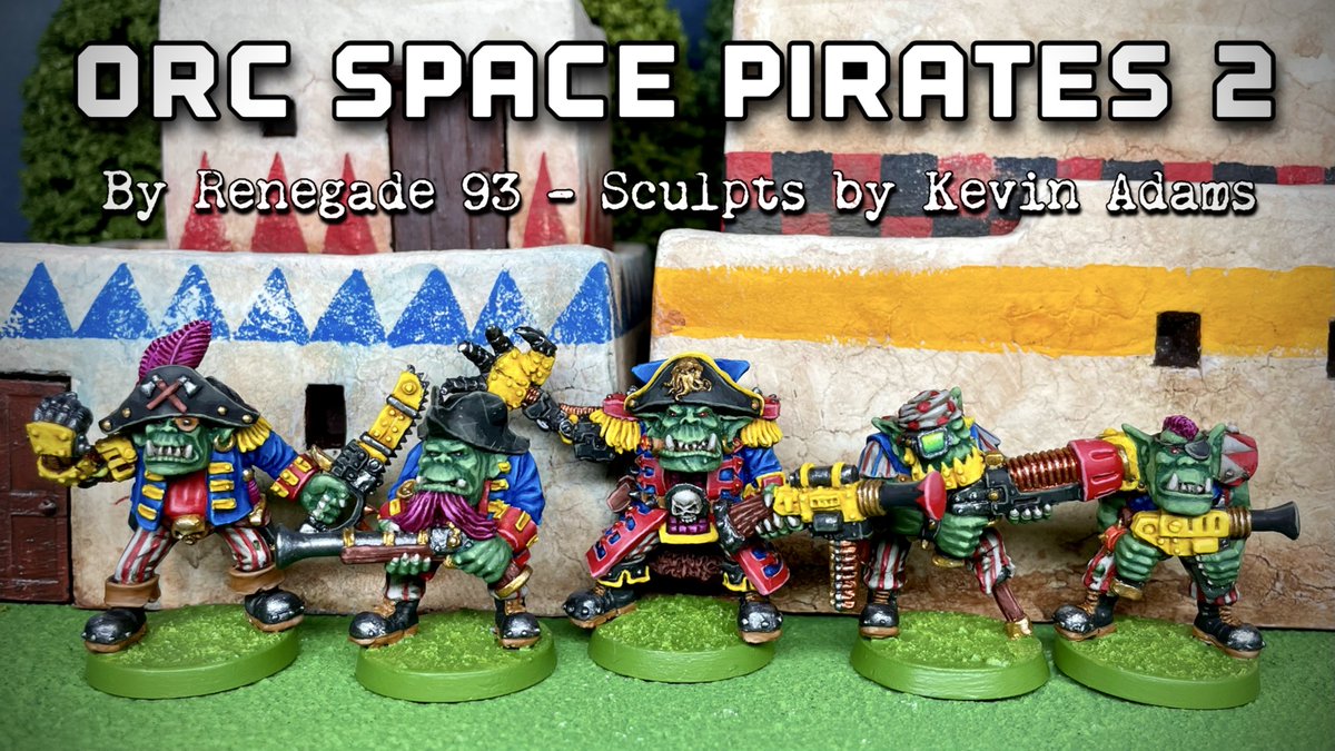 ontabletop's tweet photo. See what you make of yet more Kev Adams Orc Space Pirates taking to Kickstarter alongside #MeridianMiniatures - see more retro goodness here https://t.co/Gy3AxTmTPW https://t.co/qE1JzGi0hQ