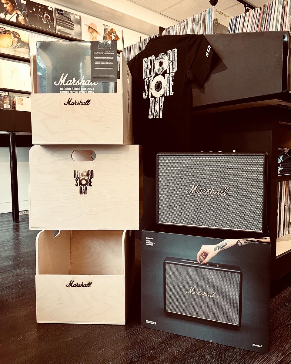 Pop Music ✖️ Marshall ✖️ RSD Our friends at @MarshallAmps / @MarshallRecs chose us as the sole Canadian RSD Ambassador for Record Store Day 2024! There’s some MAJOR promos in the works. You’ll WANT to be in our queue on RSD! #RecordStoreDay #RSD2024