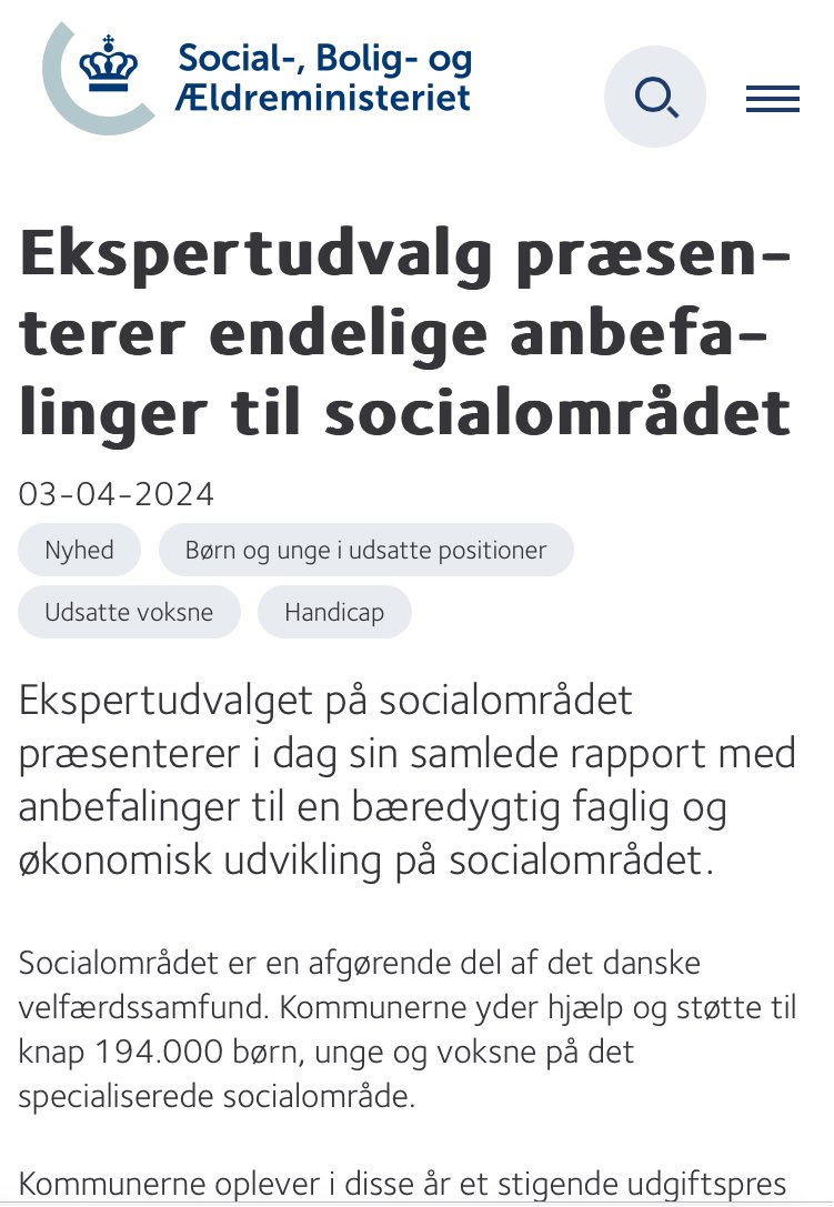 @kommunerne påstår økonomien på socialområdet eksploderer. Fakta: Antal modtagere af hjælp er fra 2018 til 2022 steget 13,5 %. De offentlige udgifter til området er i perioden steget 7,2 %. Der bliver færre og færre penge til hver enkelt med handicap. Forebyg, hvor det er muligt