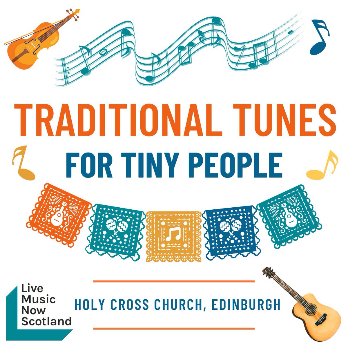 Join us for free storytelling and song sessions, as 'Traditional Tunes for Tiny People' returns to Holy Cross in Edinburgh this month! A lovely opportunity for the wee ones, and their grown-ups, to sing and dance along to traditional songs and tunes. holycrossedinburgh.org/event/free-fam…