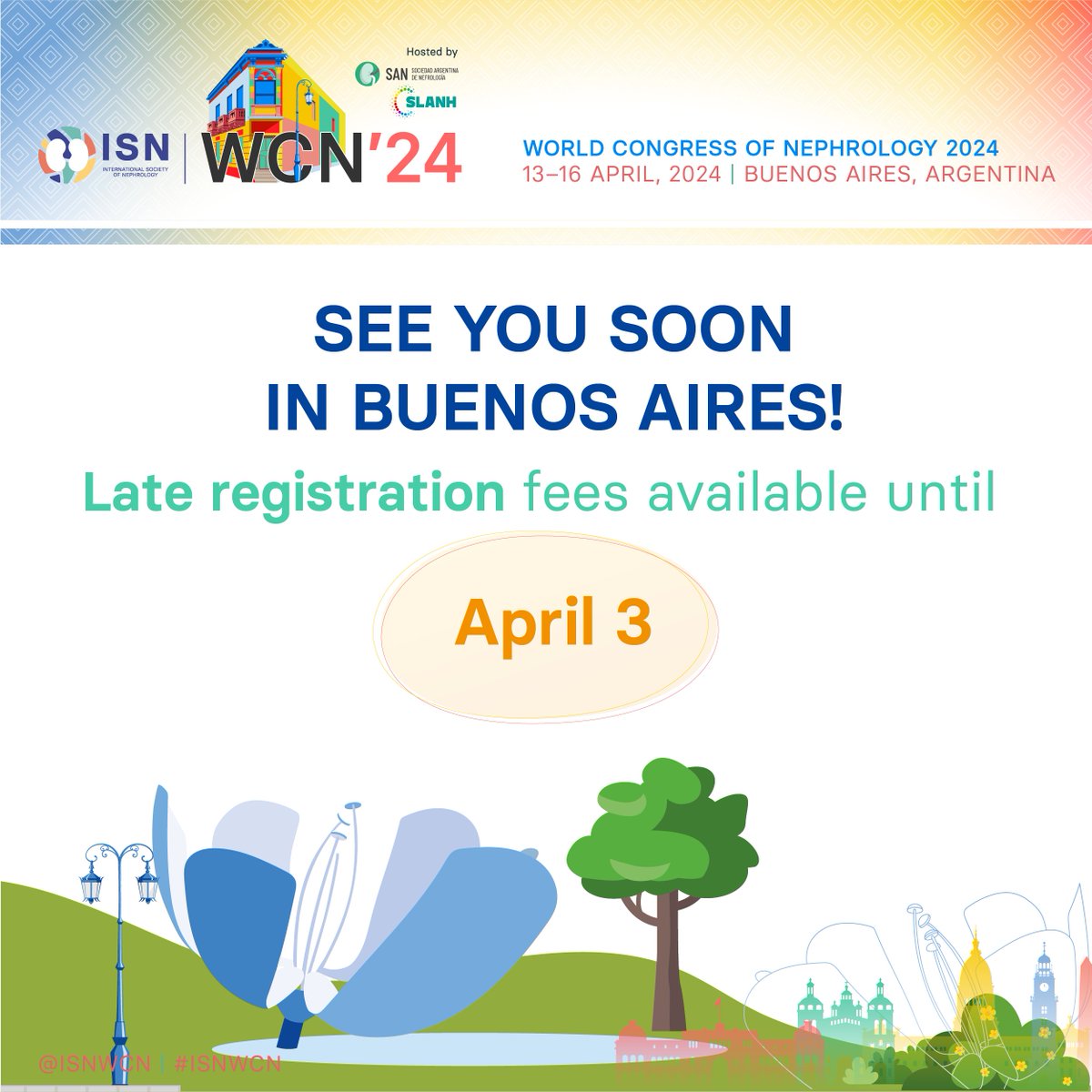See you soon in Buenos Aires! #ISNWCN online registration closes on April 4 and onsite registration is open from April 12 ➡️ ow.ly/YL0z50R4Y5w
