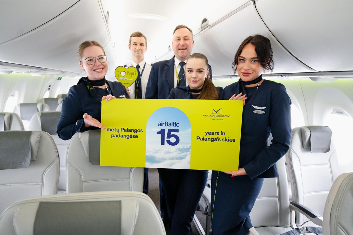 Join us in celebrating a remarkable milestone - 15 years of connecting Lithuania’s sea shores of Palanga with Riga! 🎉 Since day one, we've been delighted to provide passengers with seamless connections to our extensive network and the rest of the world, with now over 20…