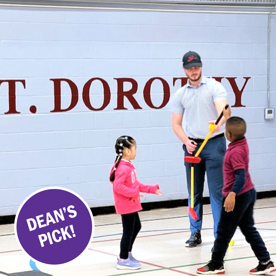 Professional Golf Management students visited St. Dorothy Catholic School to share the joy of golf with elementary students. See how this outreach initiative impacted both students and the community in the Dean's News business.humber.ca/deans-news.