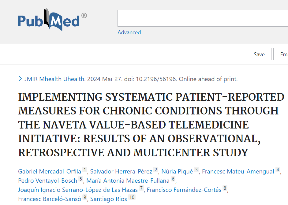 🆕Llegamos a mitad de semana, un buen momento para conocer una nueva actualización que acabamos de incluir en nuestra sección de artículos científicos publicados por miembros de #FARUPEIB

👉#Telemedicina, paciente #crónico, #PROs i.mtr.cool/wkzzzdtpng