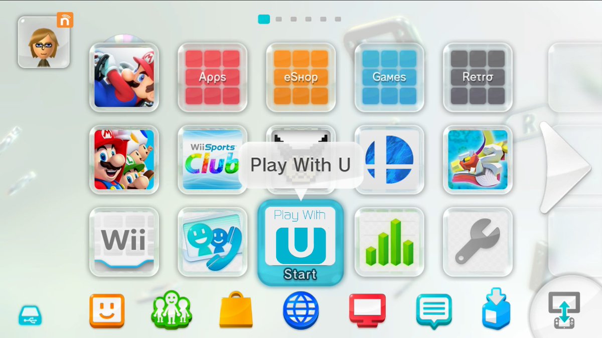 luciascarlet's tweet image. what did Nintendo do to whoever designed the Wii U menu.