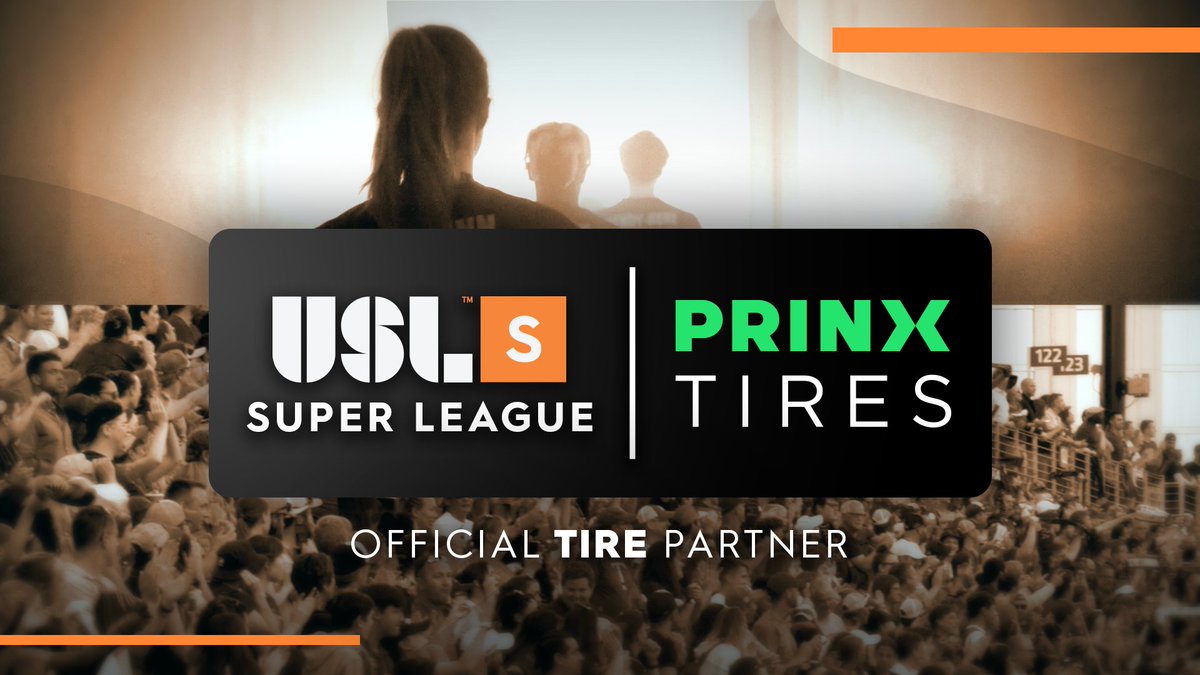 Introducing the Official Tire Partner of the USL Super League 🛞 Welcome, Prinx Tires! 👋 ➡️ bit.ly/3VMi2JA