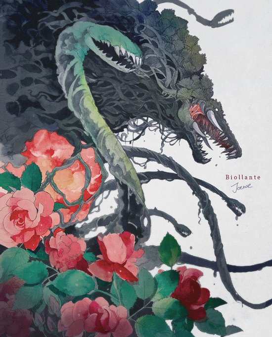 「ドラゴン 花」のTwitter画像/イラスト(新着)