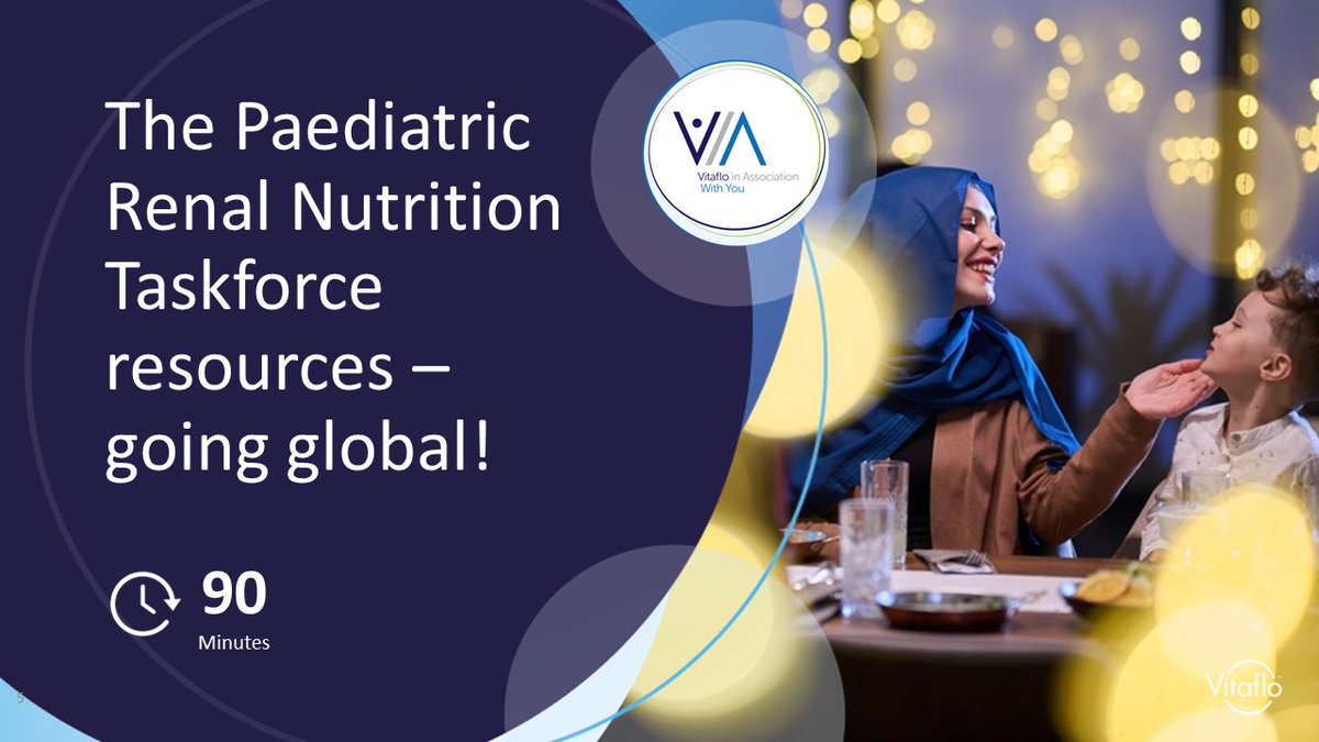 📢! 🎥 Don't miss our webinar recording of ”The Paediatric Renal Nutrition Taskforce – going global!” Presented by renal experts Mai Adnan Ezzat, Dr Meenakshi Bajaj and Dr Gülşah @paedkidneynutri Watch now! vitaflo.co/anl98j 📺 #VitafloVIA #CPD #EnhancingLivesTogther