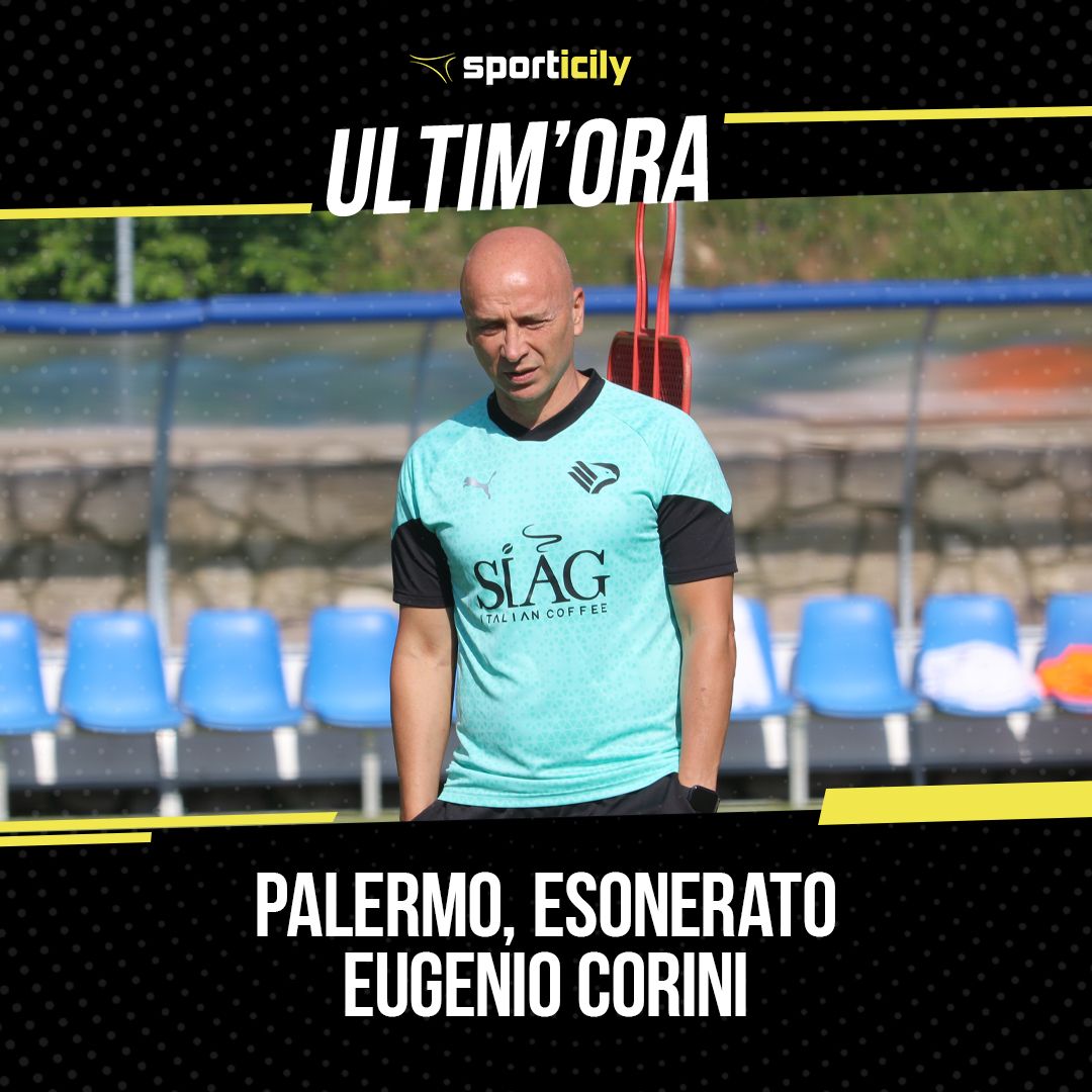 sporticily's tweet photo. Eugenio #Corini non è il più l'allenatore del #Palermo

Il tecnico ha lasciato il CFA di #Torretta nella tarda mattinata di oggi ed è di fatto l'ex tecnico rosanero

Al suo posto arriverà Michele #Mignani dopo aver rescisso con il #Bari https://t.co/VsQm6kLiii