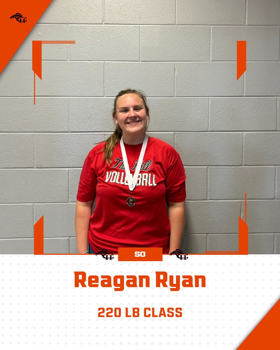 CHHS_Powerlift's tweet photo. #StateSpotlight Sophomore Reagan Ryan will be competing in the 220lb class at the State Meet April 5th in Jackson. https://t.co/JFBKC5J8mX