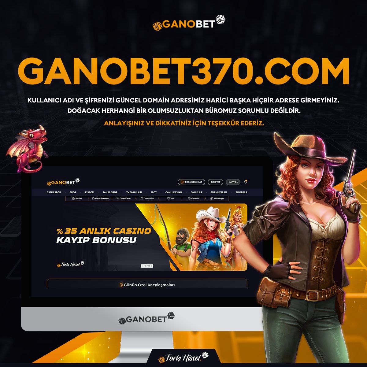 GANOSOSYAL's tweet image. ganobet370.com
Güncel Giriş Adresimizdir.