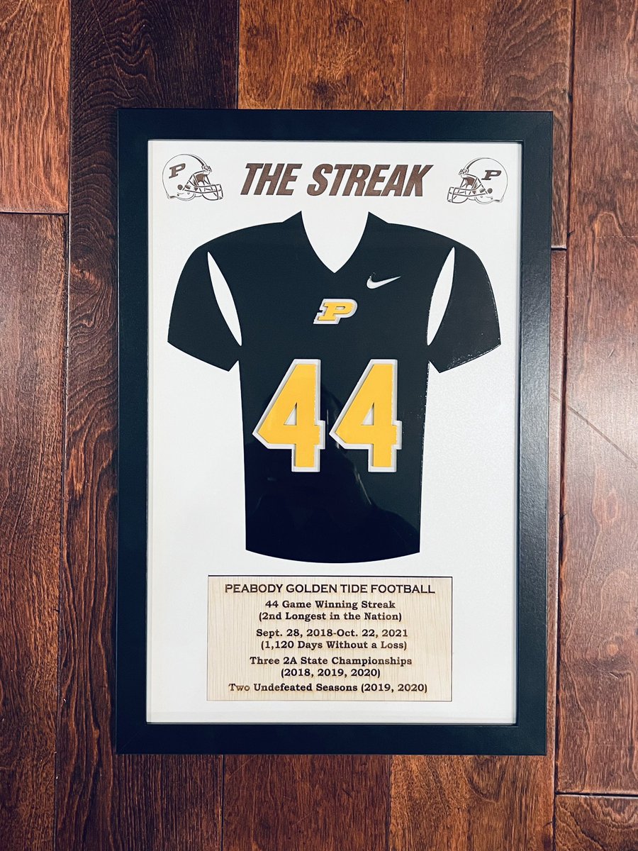 Good Morning from Five to Nine Woodworks! Coaches, Schools, & Administration: If you need some custom signs highlighting awards, recognition, school history, and accomplishments of any kind related to your school, we got you covered! It can be anything. Message us today!