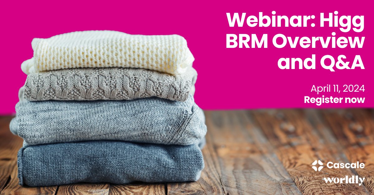 The Higg Brand & Retail Module (BRM) framework stands at the forefront of #sustainability initiatives within the #textile, #apparel, and #footwear industry. Understand how this framework can drive value for your organization at our upcoming webinar! cascale.org/events-trainin…