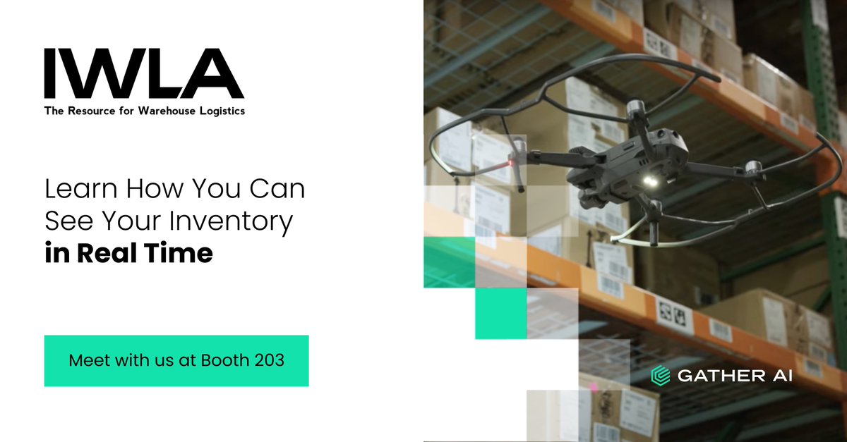 Are you attending the 2024 International Warehouse Logistics Association Conference &amp; Expo? Stop by Booth 203 to fly the drone.