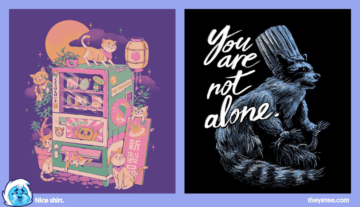 Today’s #dailytees are just a couple of mammals cookin' up some gravy! theyetee.com