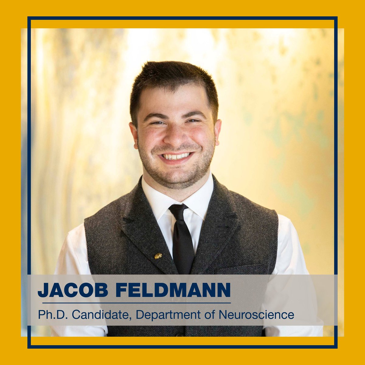 #StudentSpotlight: Jacob Feldmann is a Ph.D. candidate in the WVU Department of Neuroscience. Jacob is studying studying neuroimmunology in the context of neurodegeneration and inflammatory cell signaling. #WVUNeuro #WVUNeurology #WVURNI #Neurology #Neuroscience