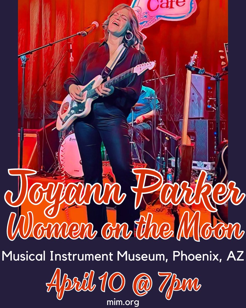 Watch out, Phoenix: Women on the Moon are headed your way! 🚀 🌖
We'll be taking the stage at the Musical Instrument Museum to pay homage to some of the most legendary women in music 🎶 Hope to see some of you there!
🎟️ Tickets: mim.org/events/women-o…
#phoenizaz #womeninmusic