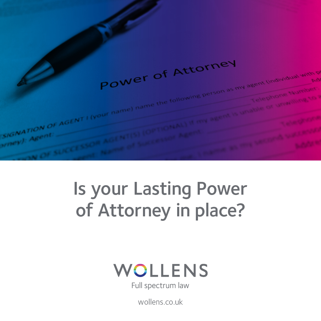 We believe everyone should be encouraged to grant lasting powers of attorney, which will be invaluable in the future. Our specialist lawyers can handle the preparation and administration of LPAs. ow.ly/Gr1q50JPrzc #LPA #advice #attorney