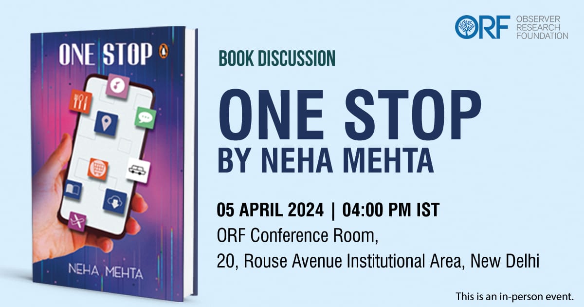 Calling all #FinTech enthusiasts! Join us for a discussion on Neha Mehta's 'One Stop: How Super Apps Will Change Everything' on April 5th at 4 PM IST. Dive deep into the rise of super apps & their impact on the future of finance.