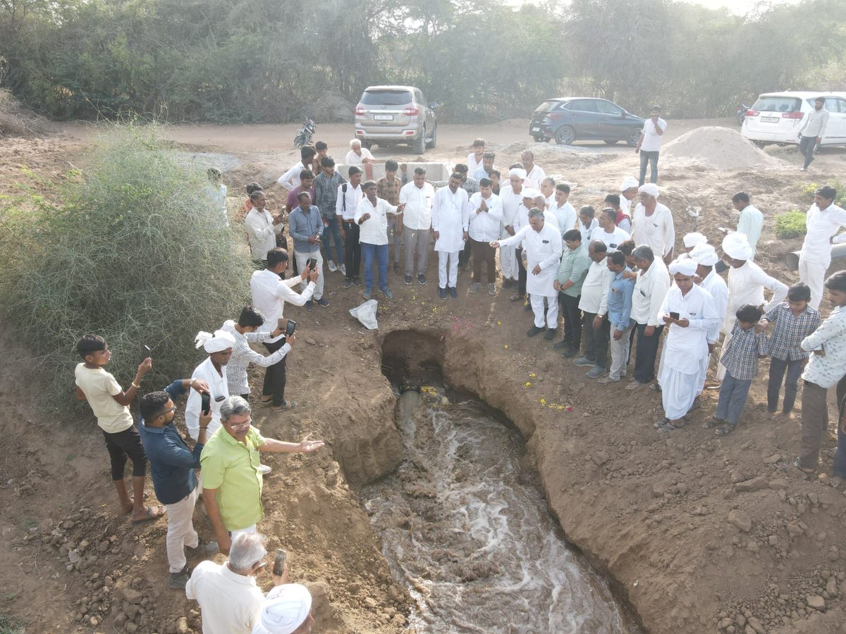 38 ponds in Deesa receive Narmada water for the first time