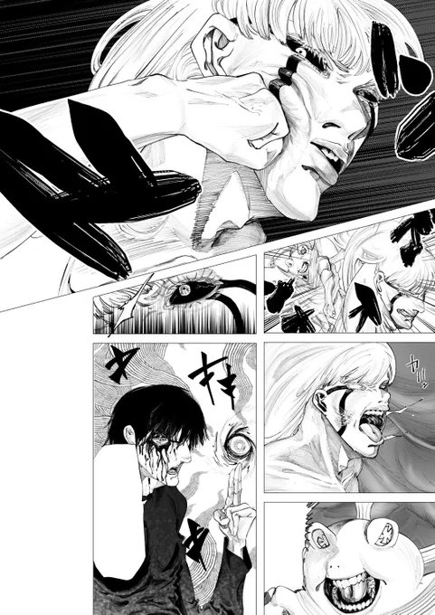 @Tkg34192947 僕が描く男はこんな感じです。ブルアカと出会うまでずーっとこんな感じの一次創作しかしてませんでした。。 
