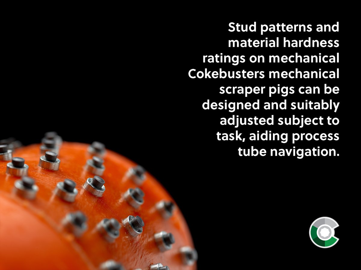 CokebustersLtd's tweet photo. Controlled by our experienced team of operators, Cokebusters' #mechanicalcleaning pigs have been shown to cut through coke and scale with a unique combination of speed and efficiency, saving our industry customers precious time and money. https://t.co/VliymFHxOS