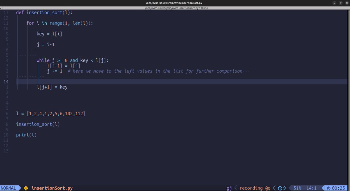 codewithpike's tweet image. Going beyond web dev & diving into DSA .  Insertion Sort is like magic for linked lists  #algorithms #SortingAlgorithms #100daysofcodechallenge