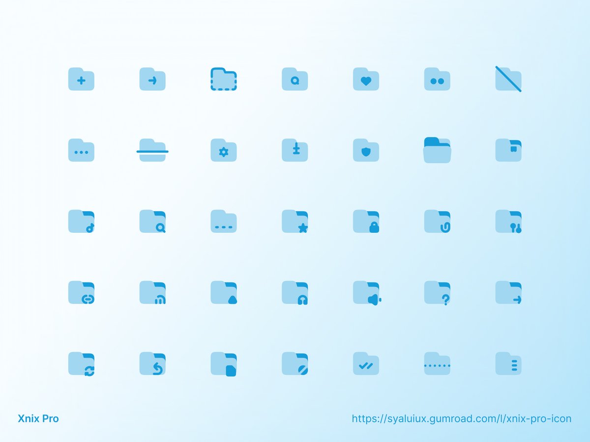 SyalAkshay's tweet photo. Exciting news! We recently updated folder icons in our current Xnix Pro pack. To get this beautiful pack use the GUMYEAH for 20% off.
@gumroad
#xnix #xnixpro #designers #gumroad #figma #freebie #icons #foldericon

Download Now
https://t.co/Gqa0SdVMxL https://t.co/eeEgTUE0TQ