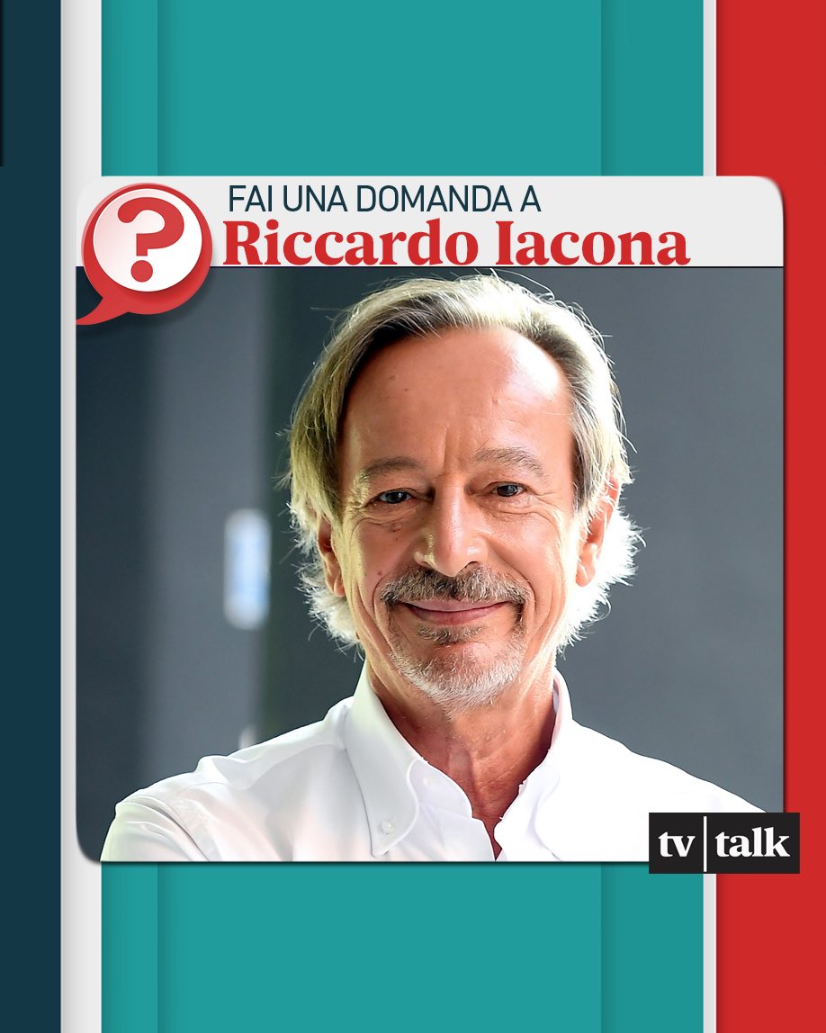 Intervistalo tu! Una vita tra giornalismo televisivo e inchieste, tanti anni nella tv di Santoro, dal 2009 conduce il suo  #PresaDiretta. Riccardo Iacona sarà ospite di #TvTalk alle 15.00 su #Rai3 e risponderà anche alla domanda dai social.