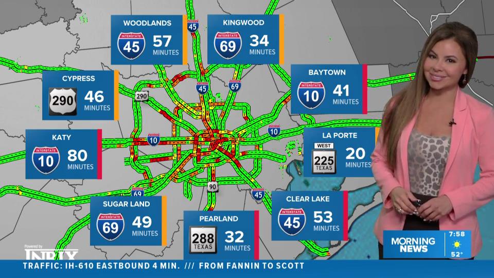 JenReynaTV's tweet image. TRAFFIC REPORT: Still stuck 🚗🚗🚗🆘  #bumpertobumper #drivetimes #khou #houtraffic @KHOU