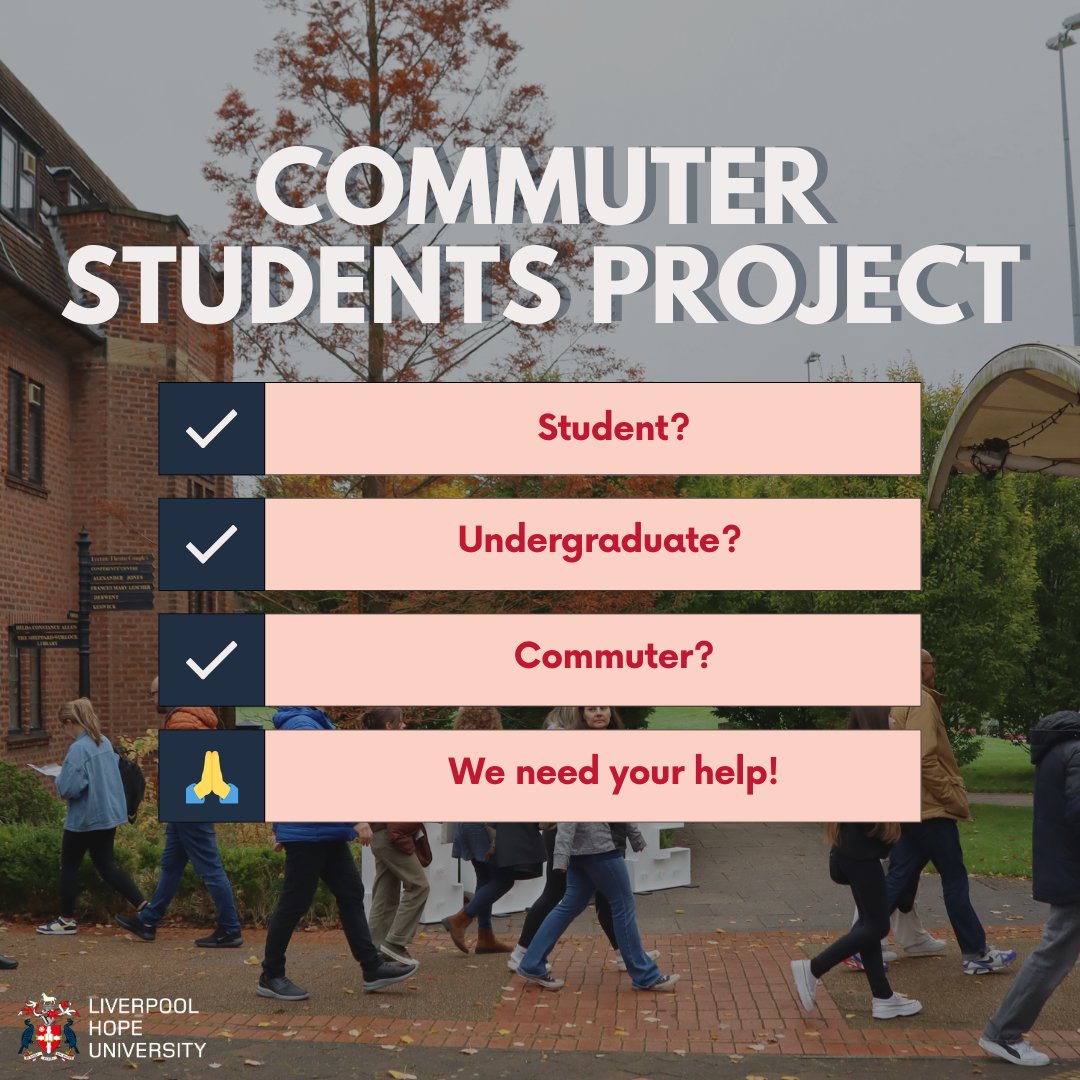 Are you currently a non-resident student? We're seeking to explore the experiences of commuter students across the university to look at ways you can be better supported in your academic experience and learning needs. Find out more & have your say ✍️ bit.ly/4asSYeW