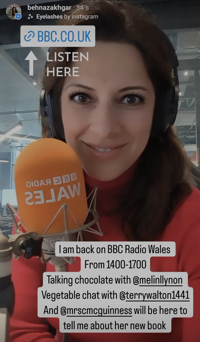 Really looking forward to having your company with me on BBC Radio Wales. Hope you can join me. Click here to listen xxx bbc.co.uk/programmes/m00…