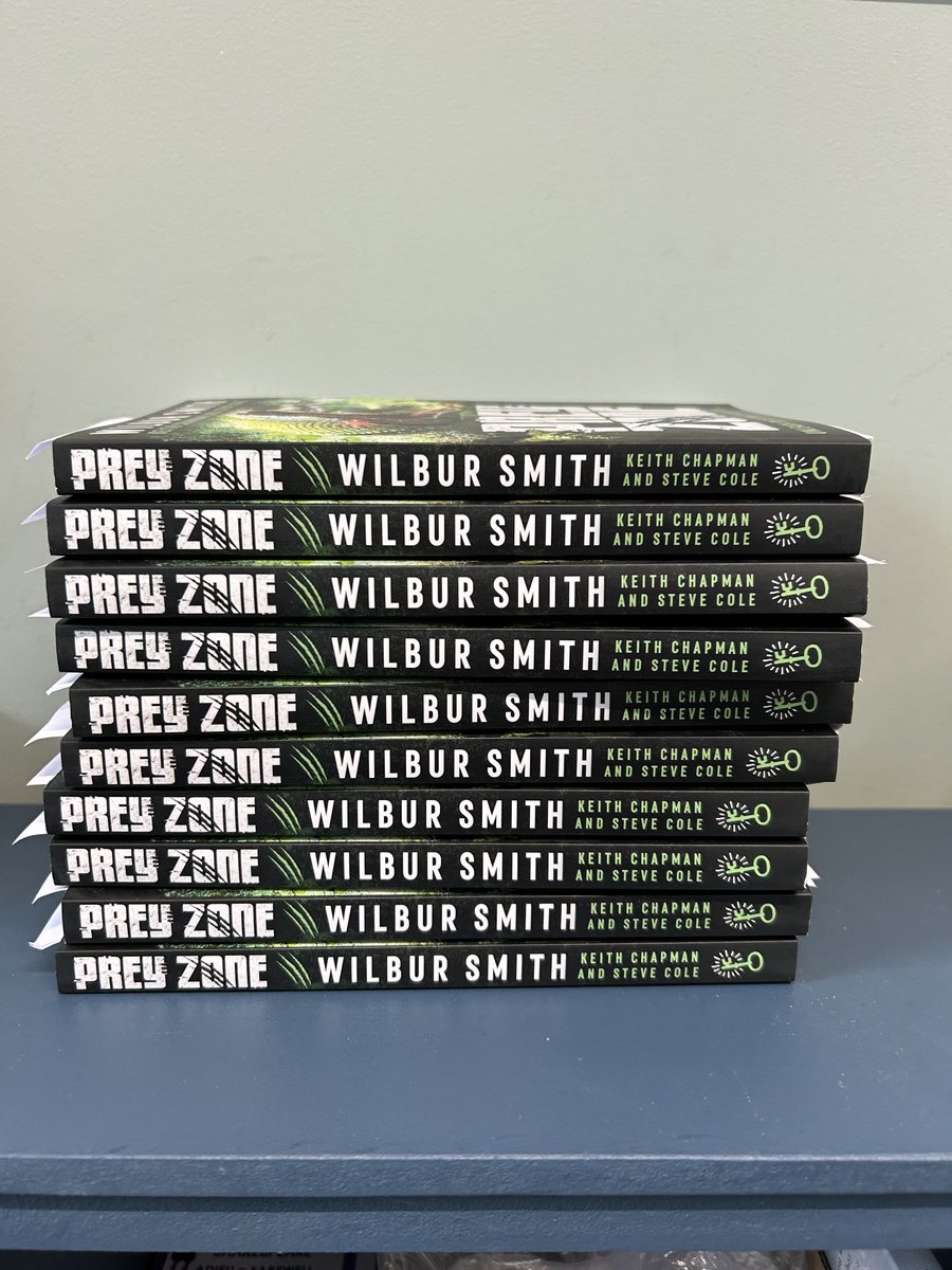 Thank you @piccadillypress and @ReadingAgency for sending us ten copies of #preyzone by Wilbur Smith, Keith Chapman, and Steve Cole to review. The students have them to read over Easter and will be writing reviews next term