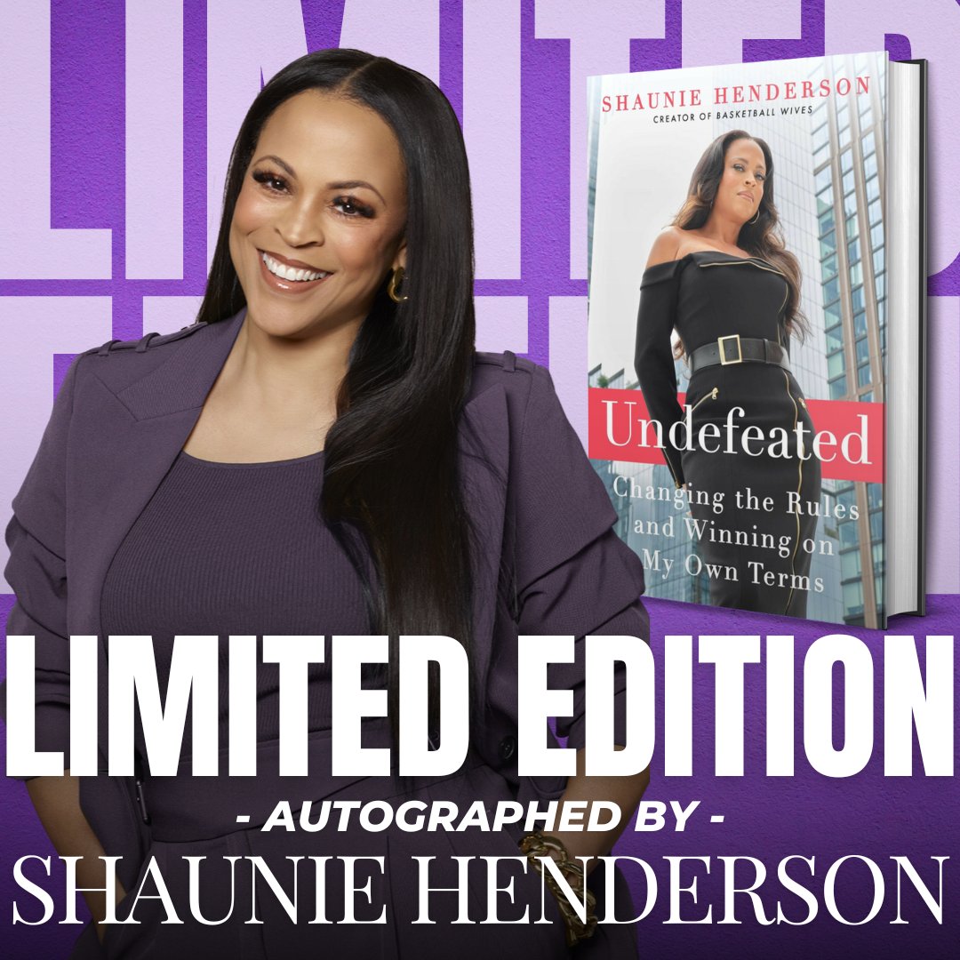 In 'Undefeated: Changing the Rules and Winning on My Own Terms,' Shaunie Henderson—creator of the hit TV show Basketball Wives—opens up about finding love, raising children, and reveals how to define your life by your own terms. Order your copy TODAY: premierecollectibles.com/shaunie