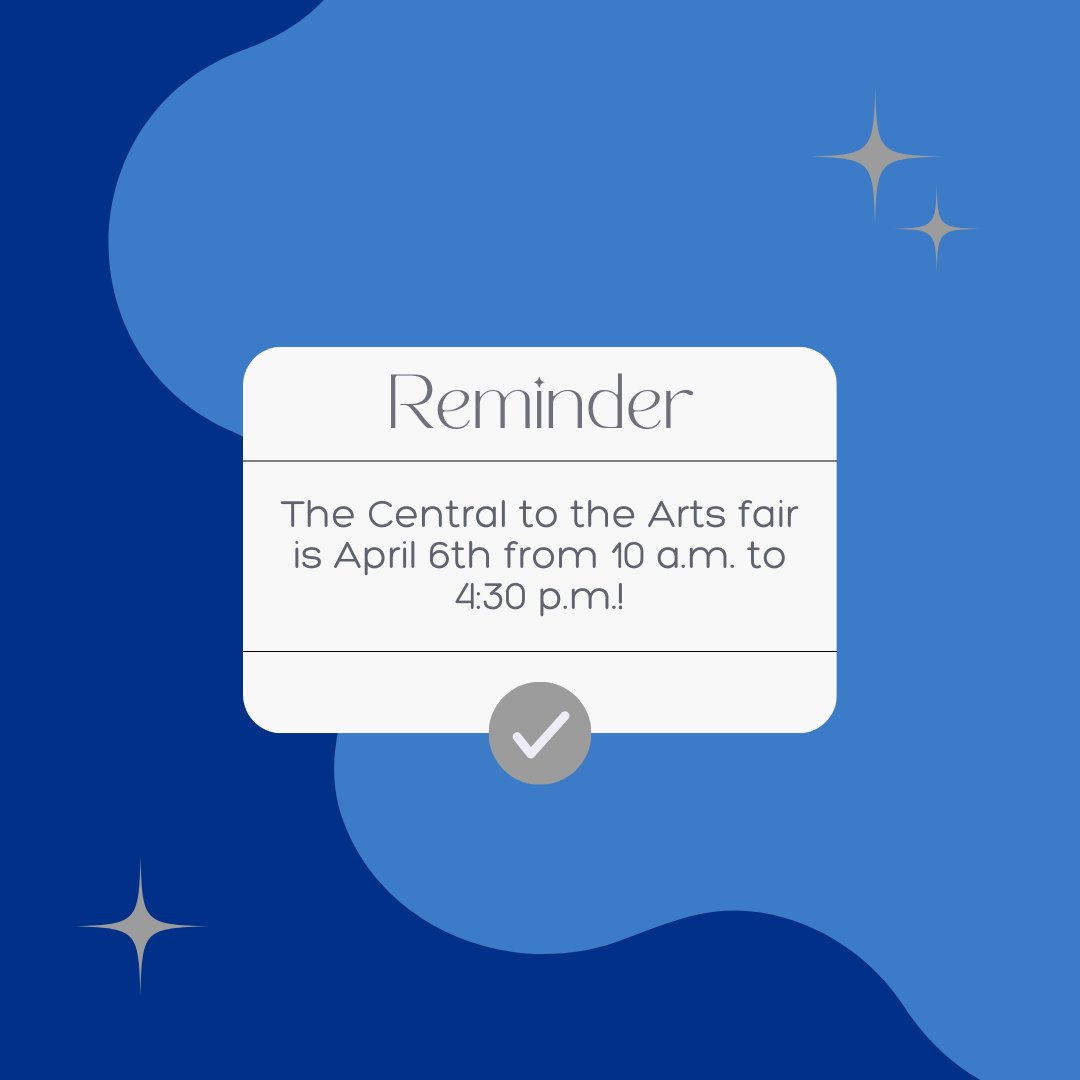 Meeman901's tweet photo. Reminder that the Central to the Arts Fair is this Saturday! Come to celebrate the University of Memphis' talented students! Come for live music, booths, food trucks, a fashion show, tattoo and art exhibits and many more fun things! @uofmccfa #CTAF #Meeman901#UniversityofMemphis https://t.co/cPRyquhyYF