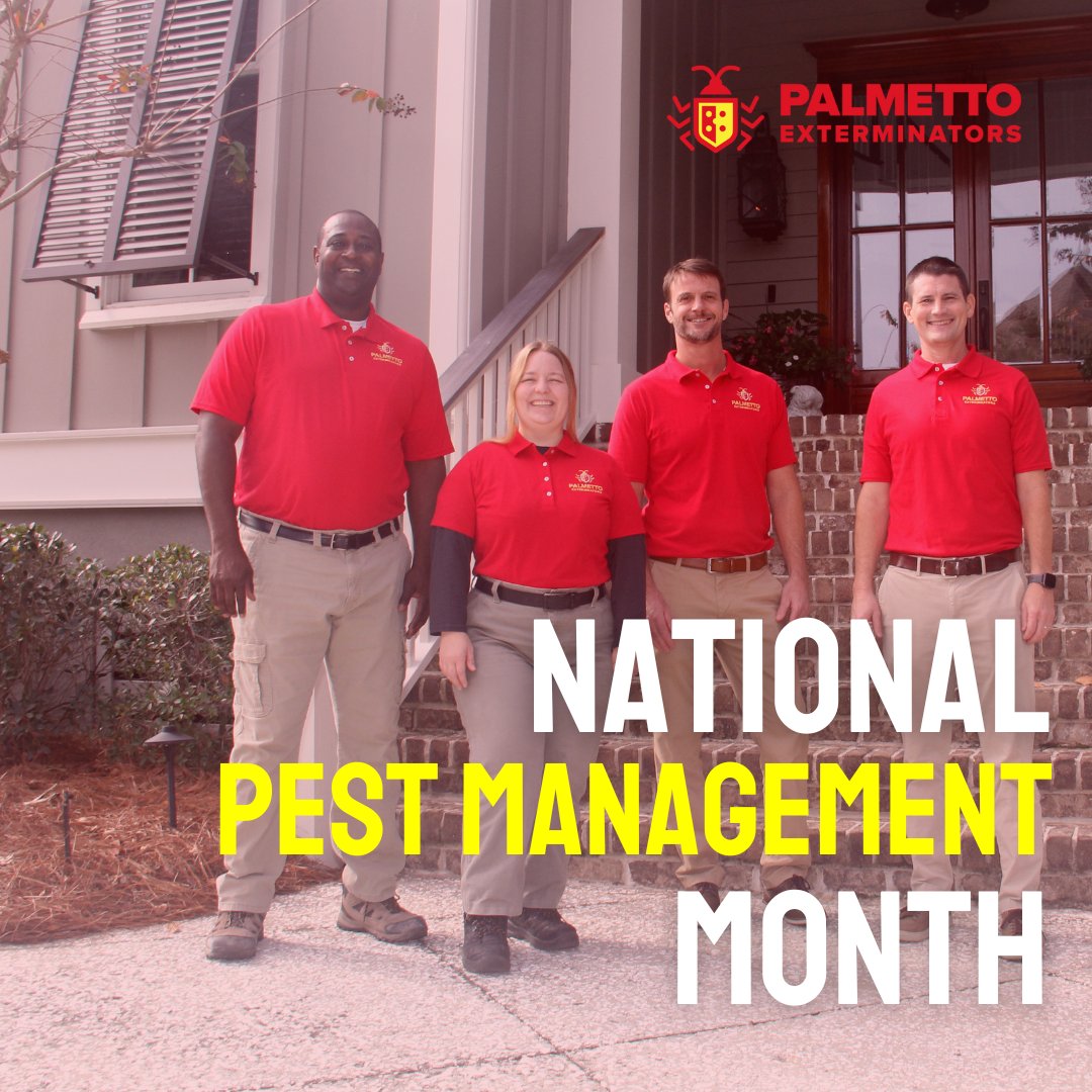 Join the National Pest Management Association in celebrating NPMM by recognizing the dedication & expertise of pest management professionals who work tirelessly to keep pests at bay.

#pestcontrol #palmettoexterminators #residentialpestcontrol #termitecontrol #mosquitocontrol