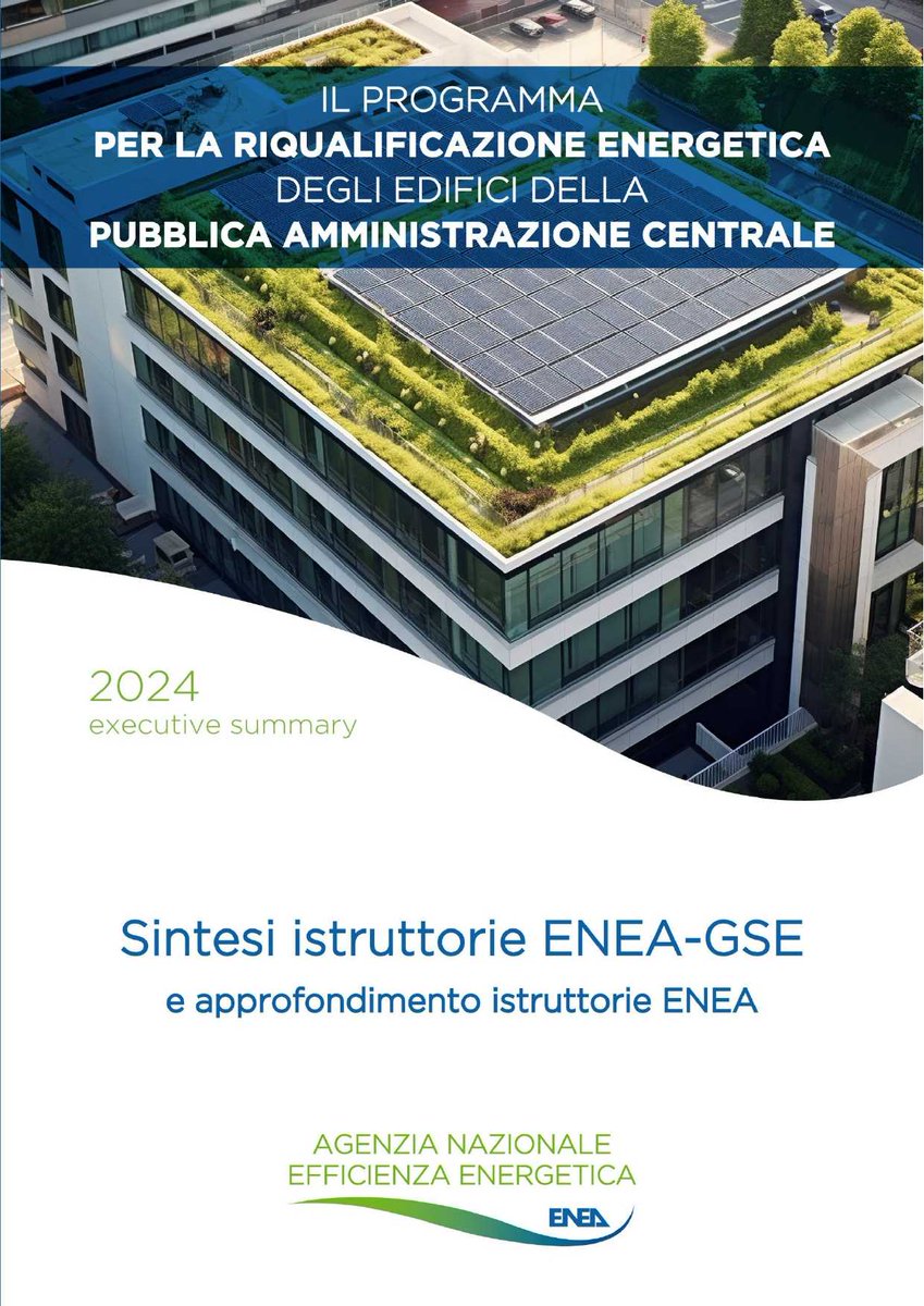 ItaliainClasseA's tweet image. In occasione dei dieci anni dall'istituzione del #PREPAC, @ENEAOfficial ha pubblicato una sintesi dei principali risultati dell’attività istruttoria svolta assieme al @GSErinnovabili. Il rapporto contiene un focus su 169 progetti valutati da #ENEA. 👇
efficienzaenergetica.enea.it/vi-segnaliamo/…