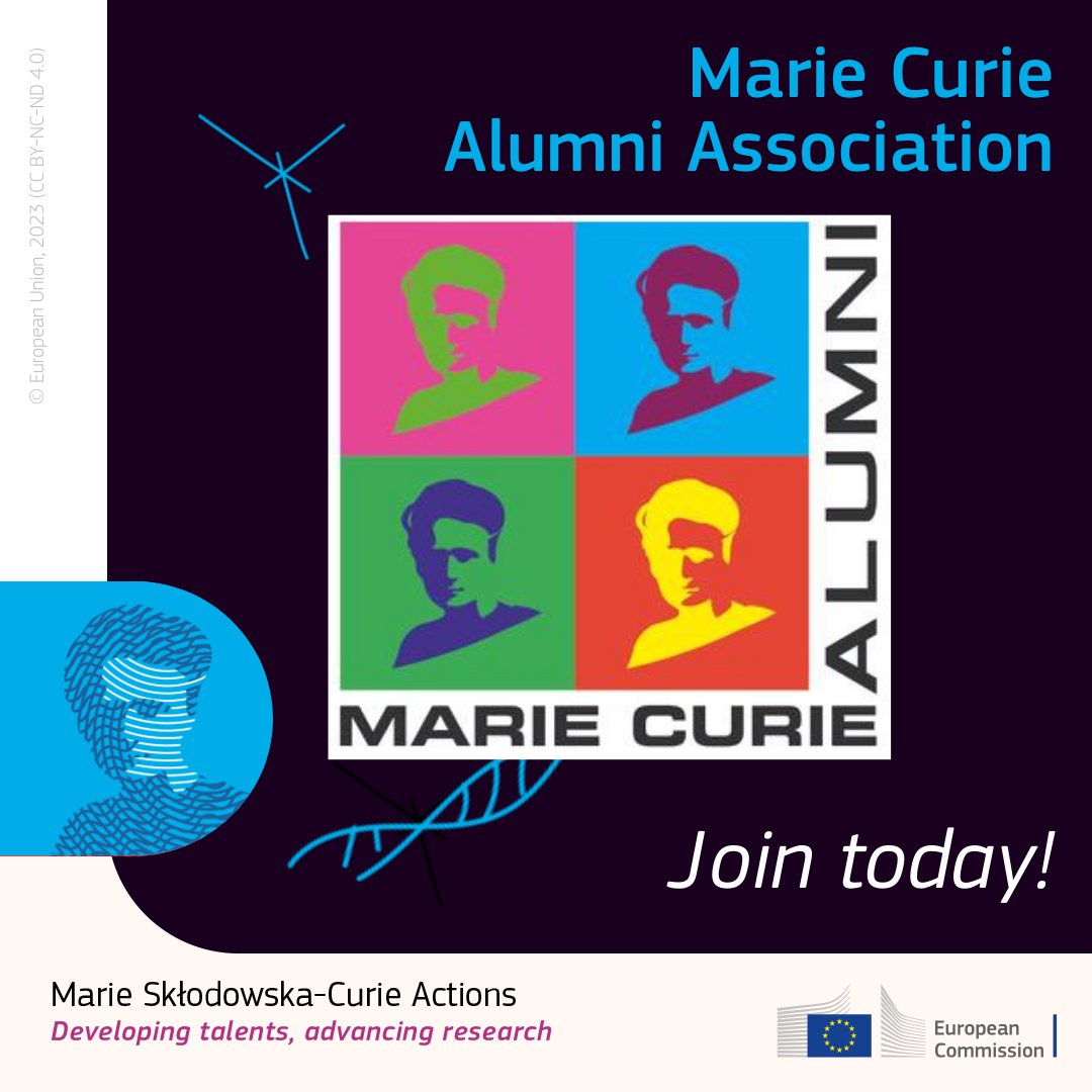 🧑‍🔬#MSCA fellow? You can already explore the perks of @Mariecurie_alum Association, a global network of researchers who took part in the #MSCA programmes. Networking, peer exchange, career growth — discover what's in it for you and join today ➡️ mariecuriealumni.eu/user/register