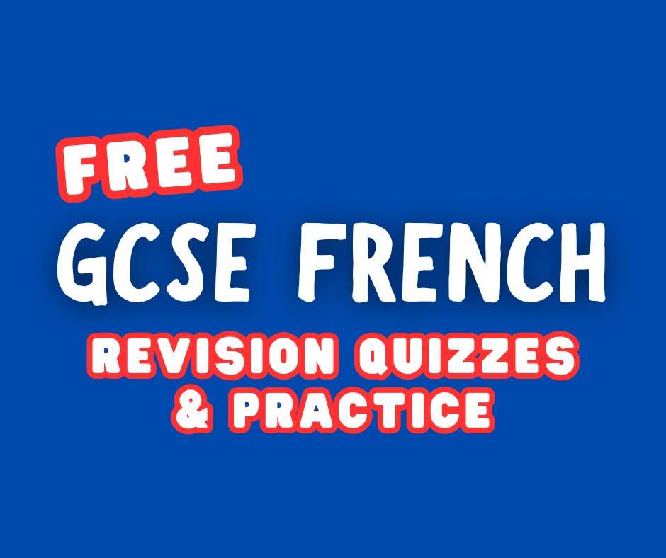 🇫🇷 For students - IMPROVE CONFIDENCE in the lead up to GCSE French exams with DAILY QUIZZES & LISTENING COMPREHENSION practice. REVISE HERE > youtube.com/playlist?list=… #langtwt #mfltwitterati #langchat