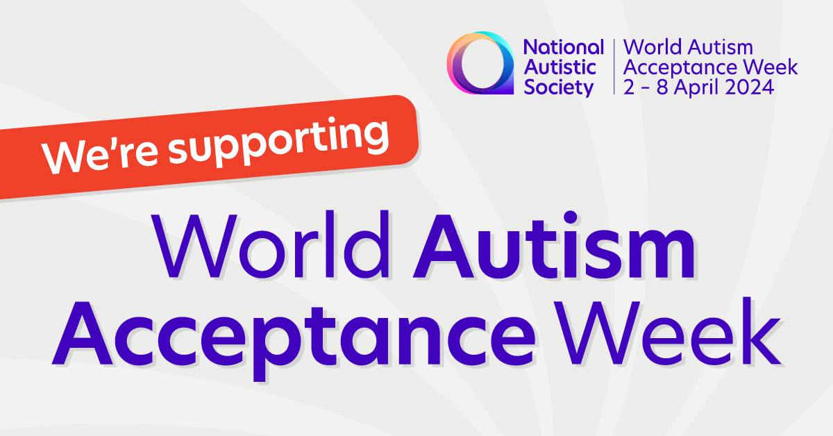 We’re supporting #AutismAcceptanceWeek #AutismAcceptanceWeek #autismacceptance #nationalautisticsociety