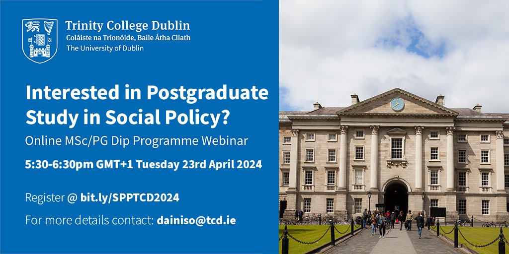 Interested in Postgraduate study in Social Policy?