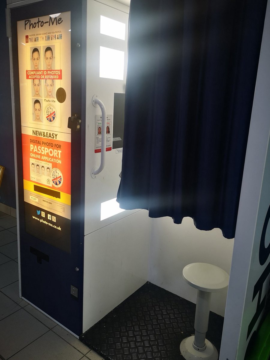 Planning a holiday or applying for a driving licence or ID? Our photo booth for compliant #ID and #passport photos is just inside the entrance from the car park... #print or #digital