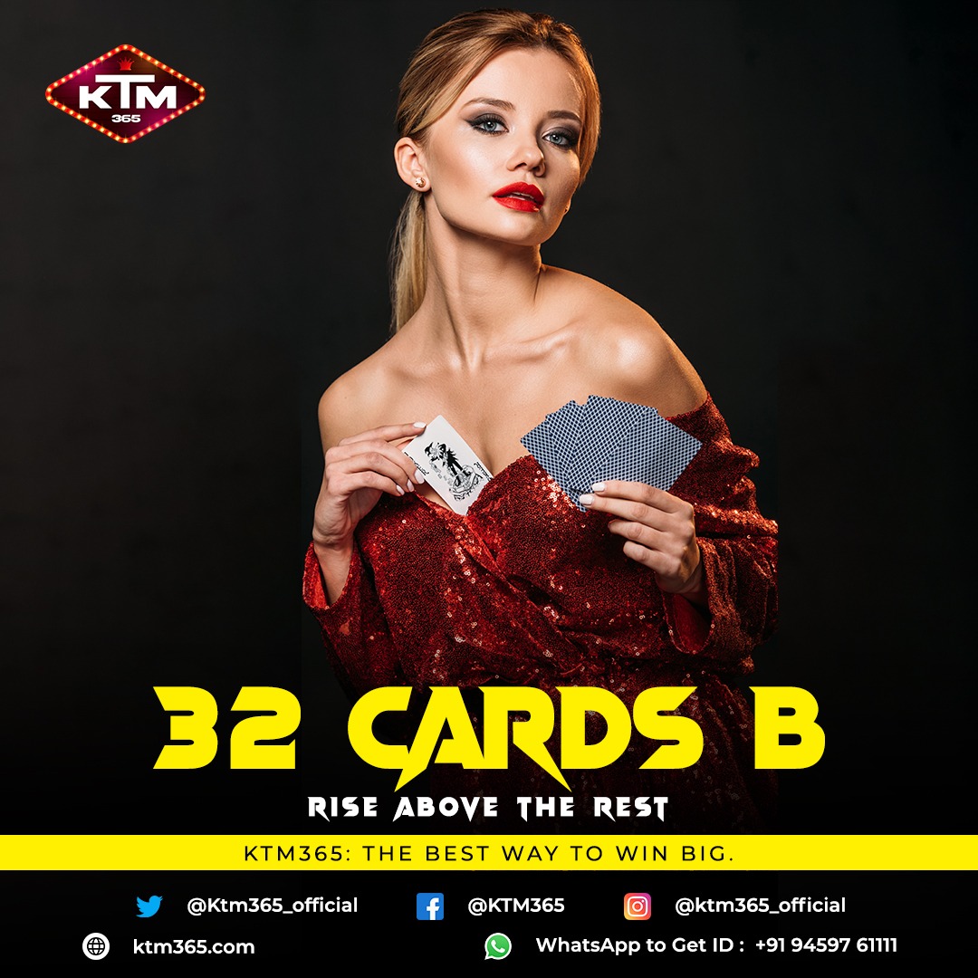 Ktm365_official's tweet photo. Unveil the magic of 32 cards! 🎴✨ Step into a world where every card holds the promise of excitement and strategy. Are you ready to play your hand and seize victory? Let the game begin!

 #Sportsodds #KTM365 #Sportsnews #games #Cricket #Football #Tennis #Winning https://t.co/ZEdM25YRsi