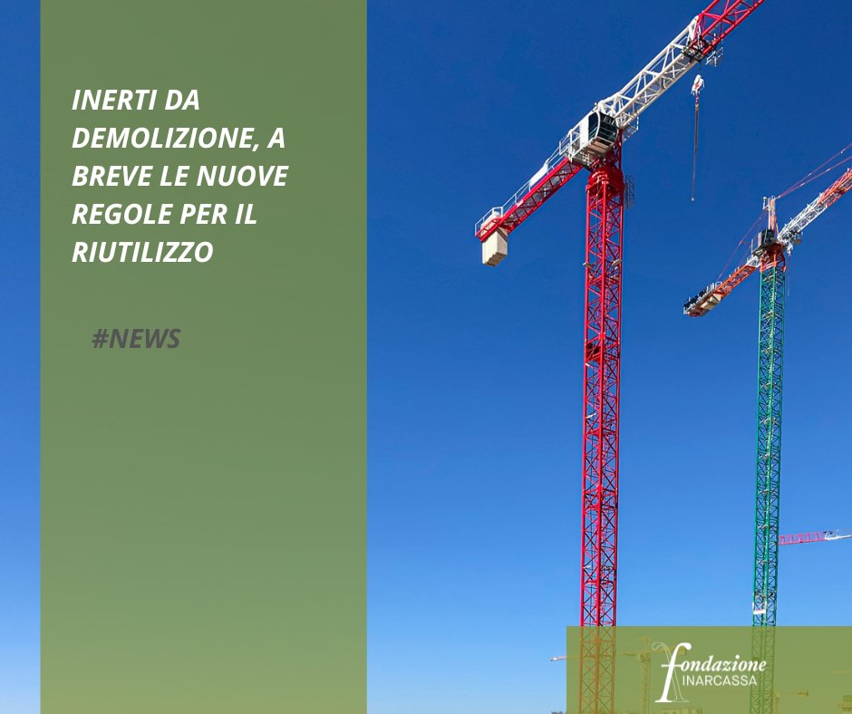 Il Ministero dell’Ambiente è pronto alla firma sul Decreto Inerti o End of Waste, un documento che promette di migliorare, semplificare e allargare le maglie del riutilizzo.

Per approfondire 👇
edilportale.com/news/2024/03/a…