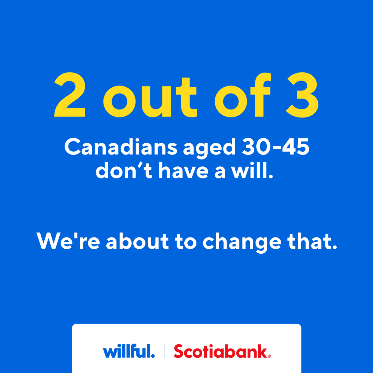 To help make estate planning more accessible, Willful is proud to announce a partnership with @Scotiabank, one of Canada’s largest banks and institutions committed to helping clients successfully plan for every stage of life. Learn more at willful.co/blog/scotiaban…