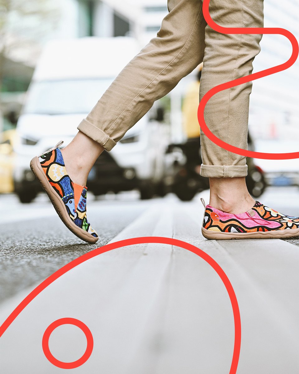 uinfootwear's tweet photo. Take the scenic route this National Walking Day with our art-infused travel shoes. Wanderlust meets comfort in every step. Where will your feet take you today?

#uinshoes #uinfootwear #nationalwalkingday https://t.co/qyQJ9apqhS