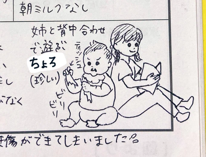 2024.04.02(tue)
生後9m18d

#連絡帳de育児記録
#育児日記 #育児絵日記 #育児イラスト
#0歳 #9ヶ月 #2023jun_baby
#ママ垢さんと繋がりたい 