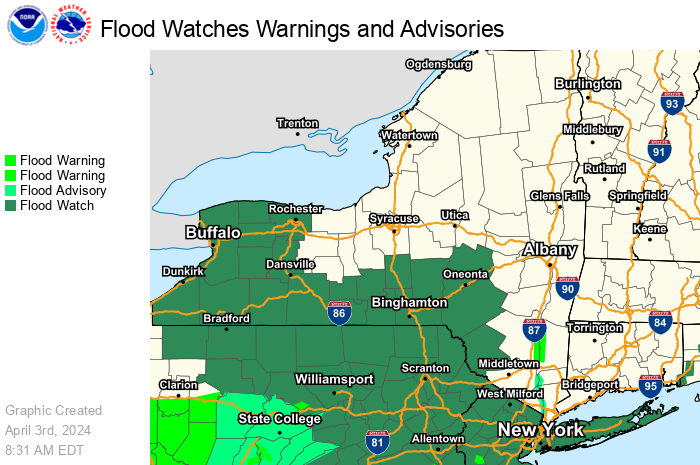 NYSDHSES's tweet photo. A storm system is impacting the state today into tomorrow with damaging winds, rain, mixed precipitation &amp; snow.

▶️ Coastal flooding is possible downstate
▶️ Strong winds may cause power outages
▶️ The worst is yet to come - monitor your local forecast &amp; sign up for NY-Alert https://t.co/vyiLjumGcO